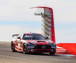 Mercedes-AMG GT4 race car at Circuit of the Americas